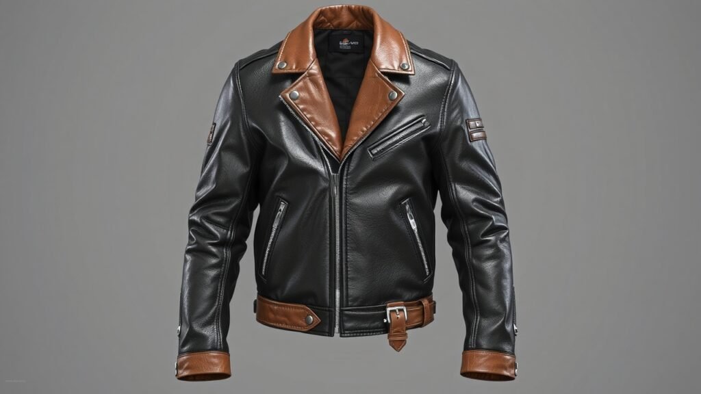 Flight leather jacket 2