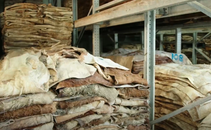 Leather tanning process